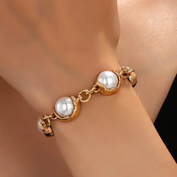 Bezel Toggle Bracelet