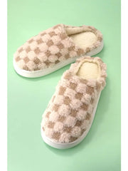 Checked Slippers