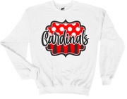 Cardinals Polka Dot/Stripe