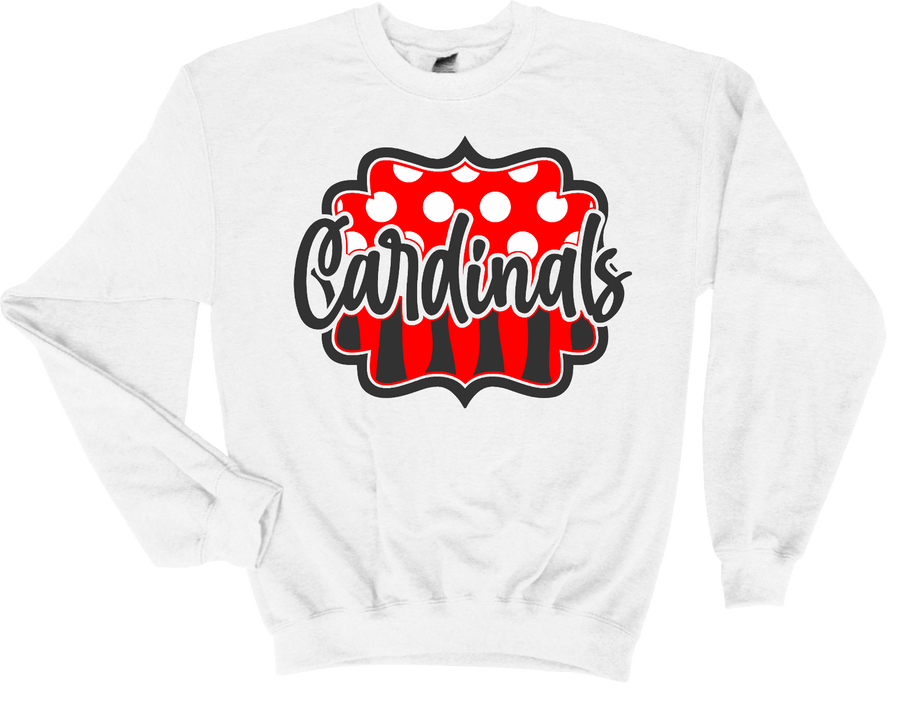 Cardinals Polka Dot/Stripe