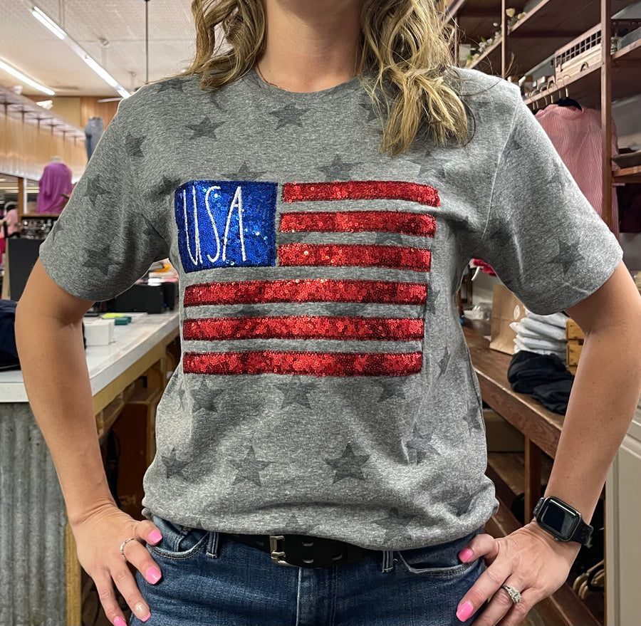 USA Flag Tee