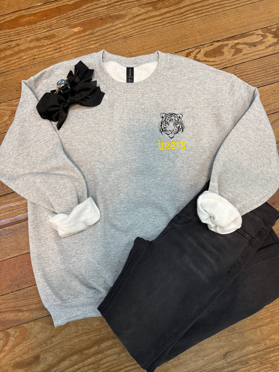 Tigers Embroidered Sweatshirt
