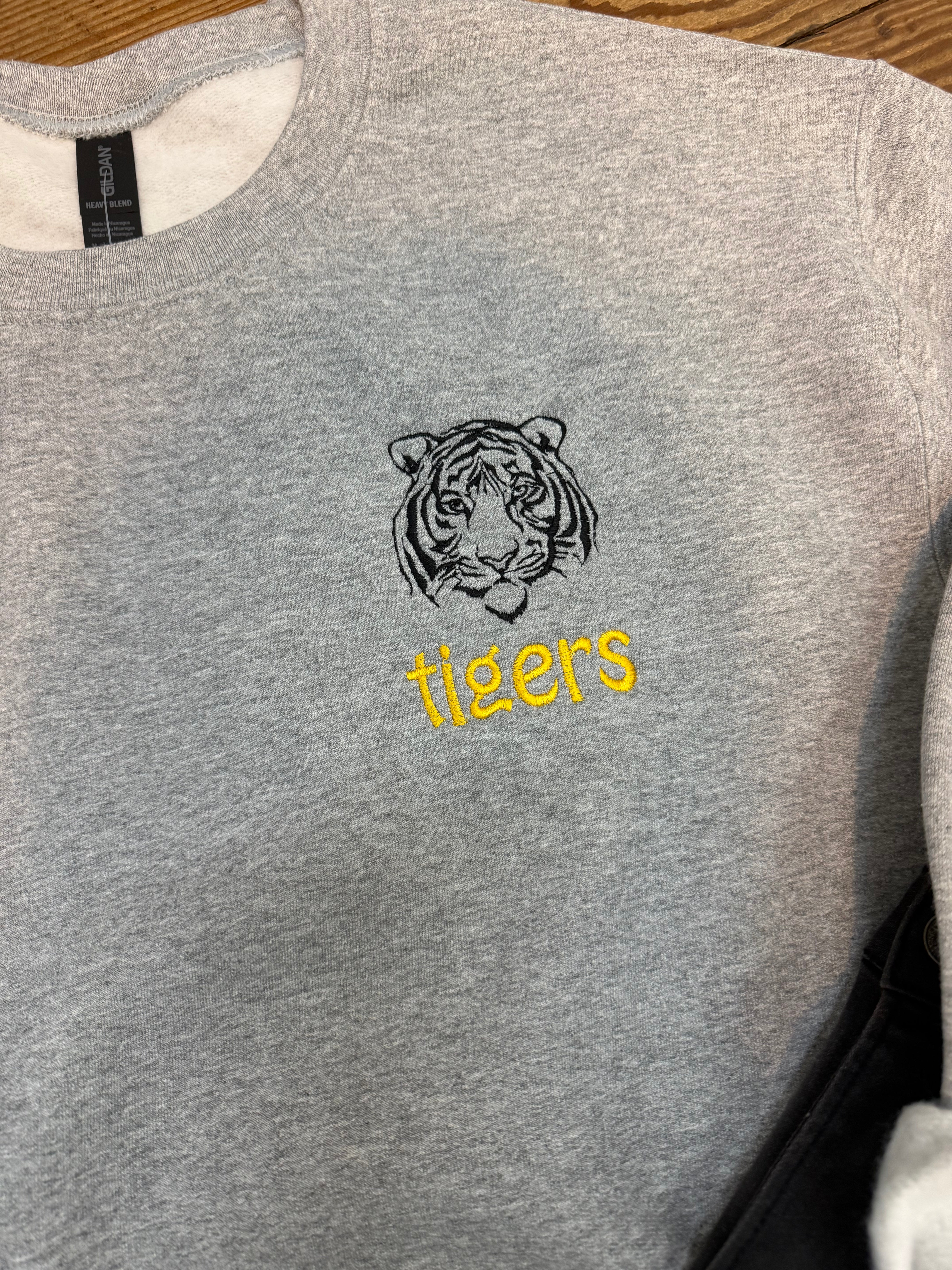 Tigers Embroidered Sweatshirt