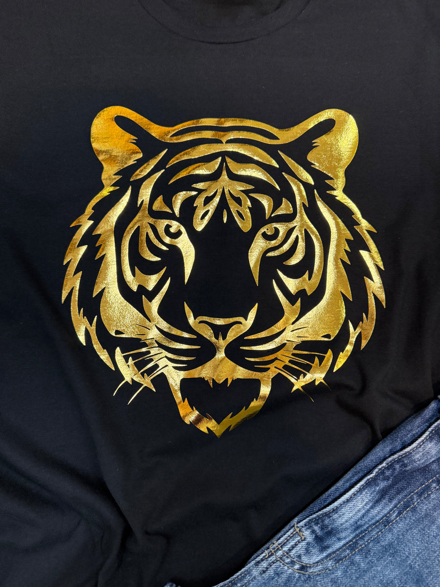 METALLIC TIGER TEE