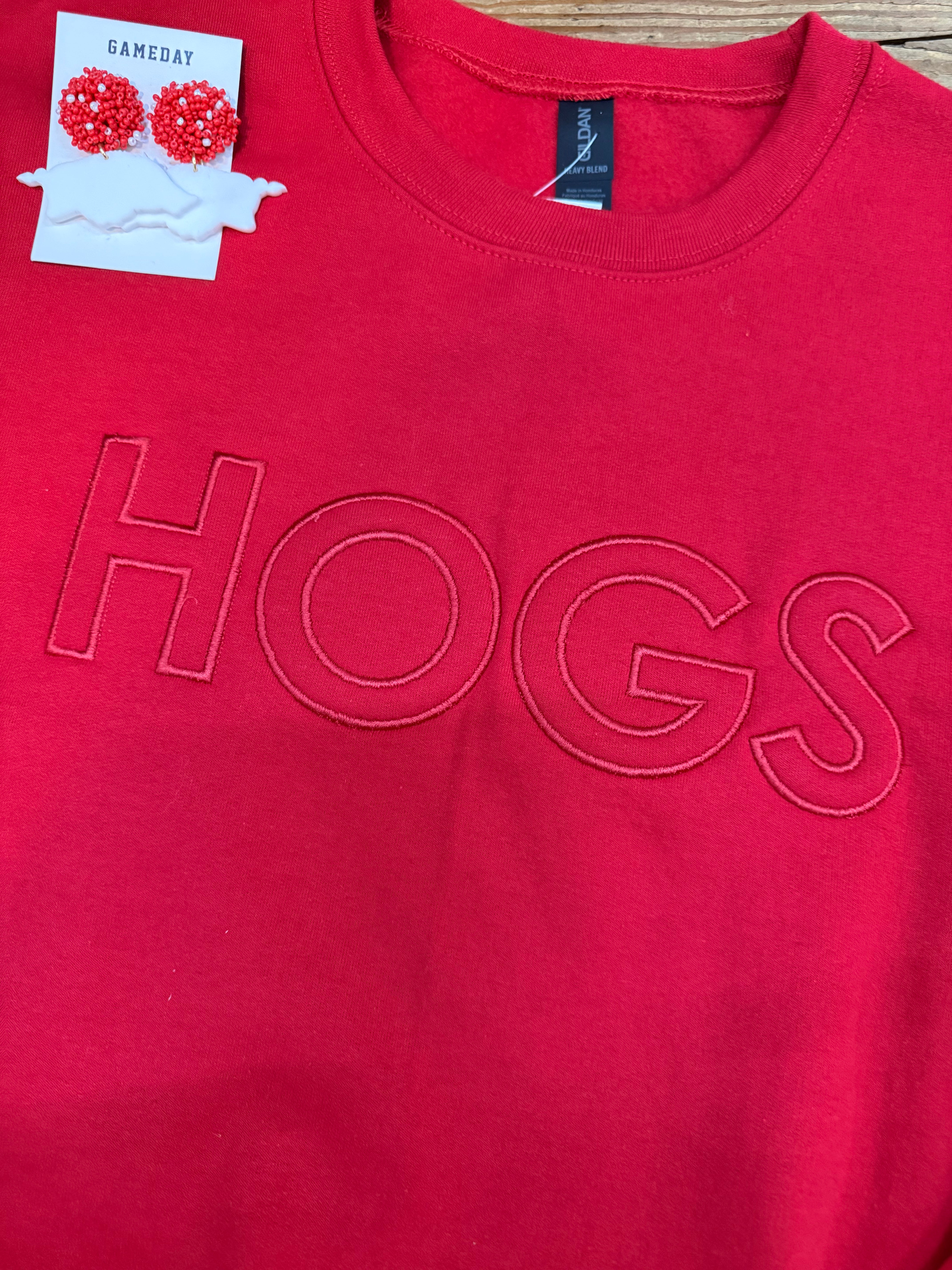 HOGS EMBROIDERY PUFF