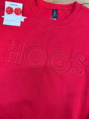 HOGS EMBROIDERY PUFF