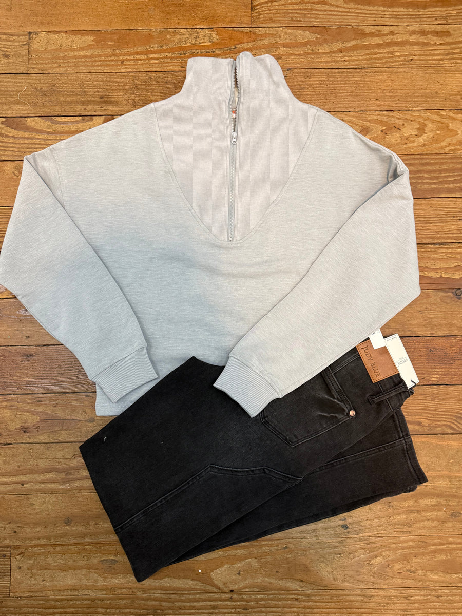 Fleece Half Zip Pullover