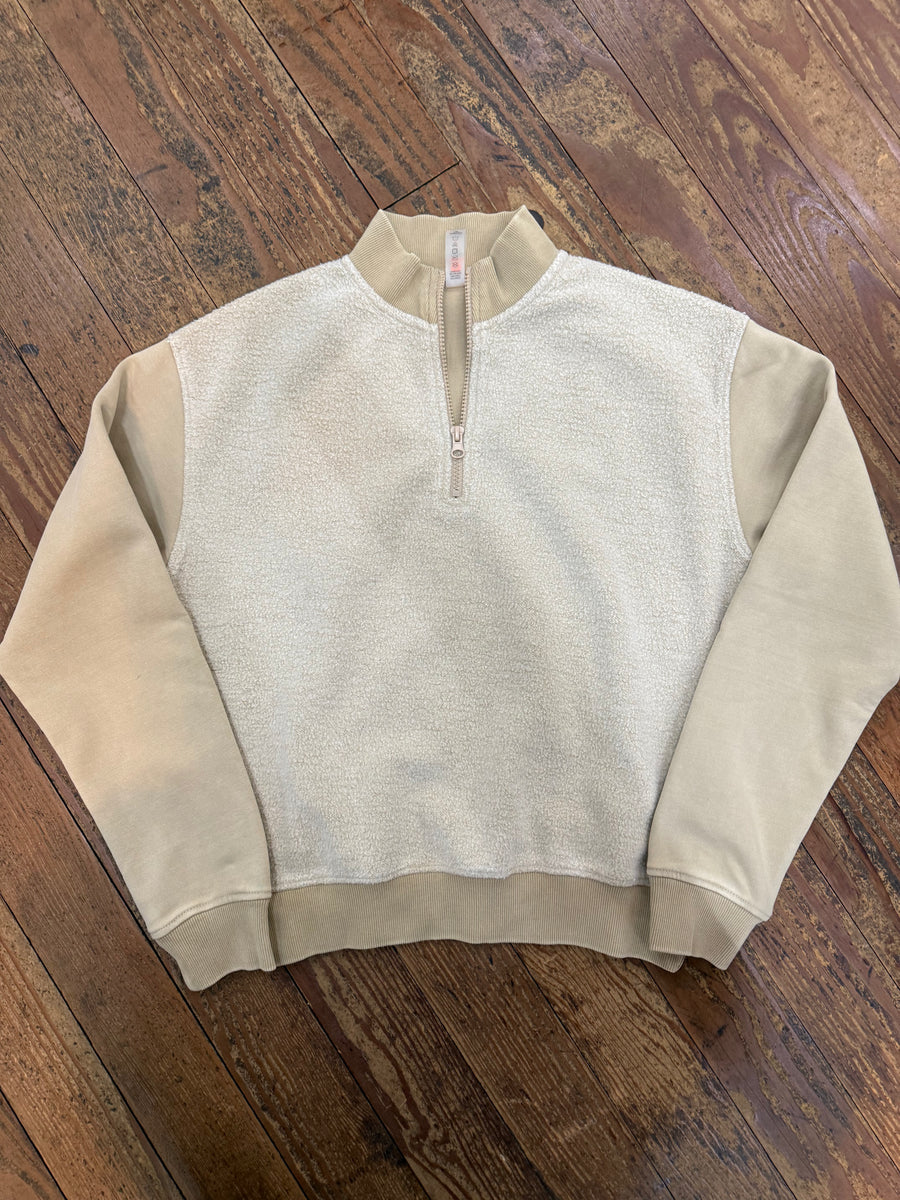 VINTAGE FLEECE HALF ZIP