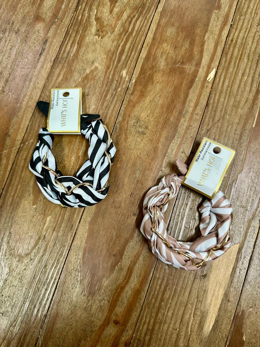 Gold Chain Tie Bracelet