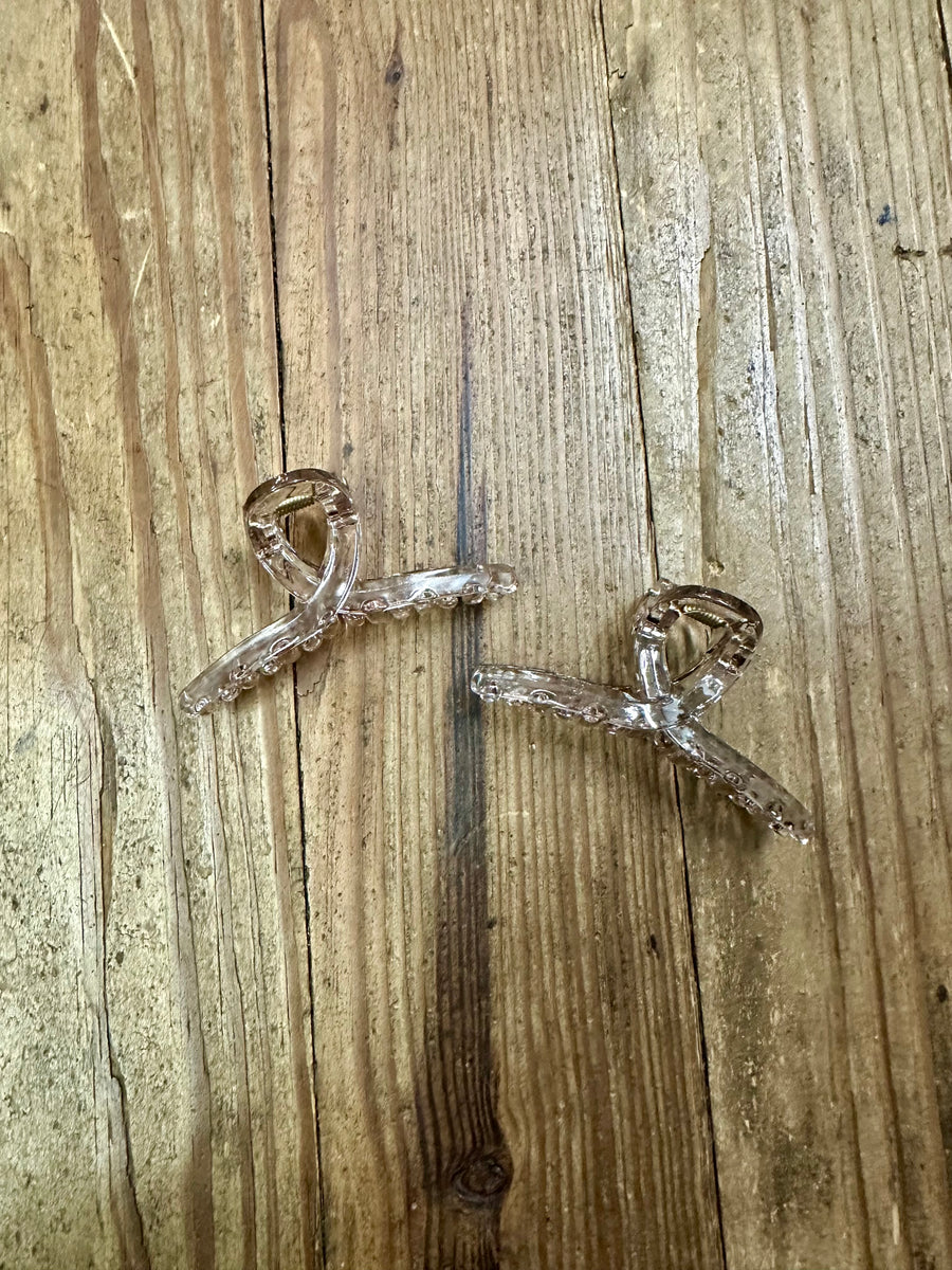 Clear Mini Claw Clips