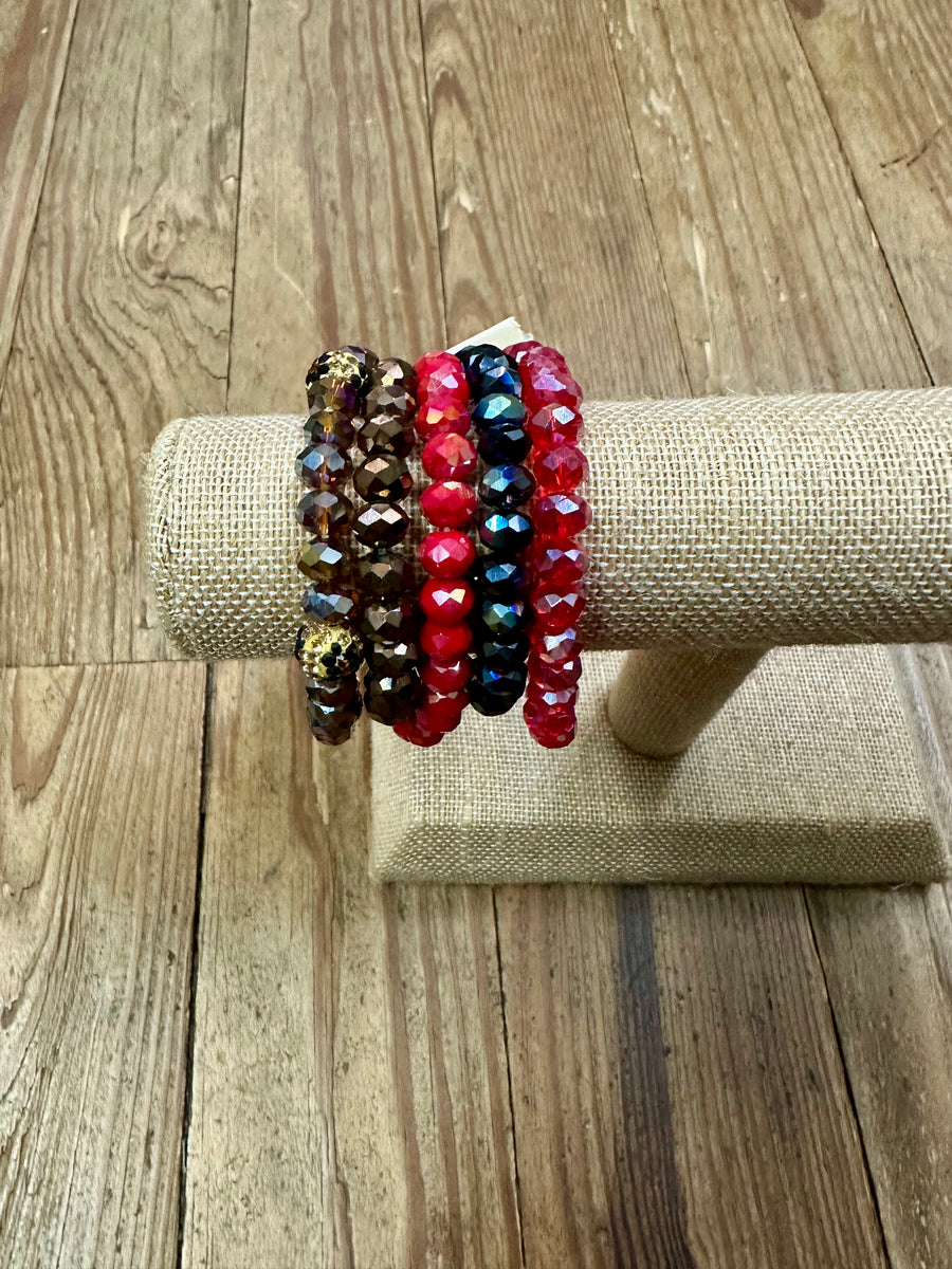 Colorful Assorted Bracelet Stack