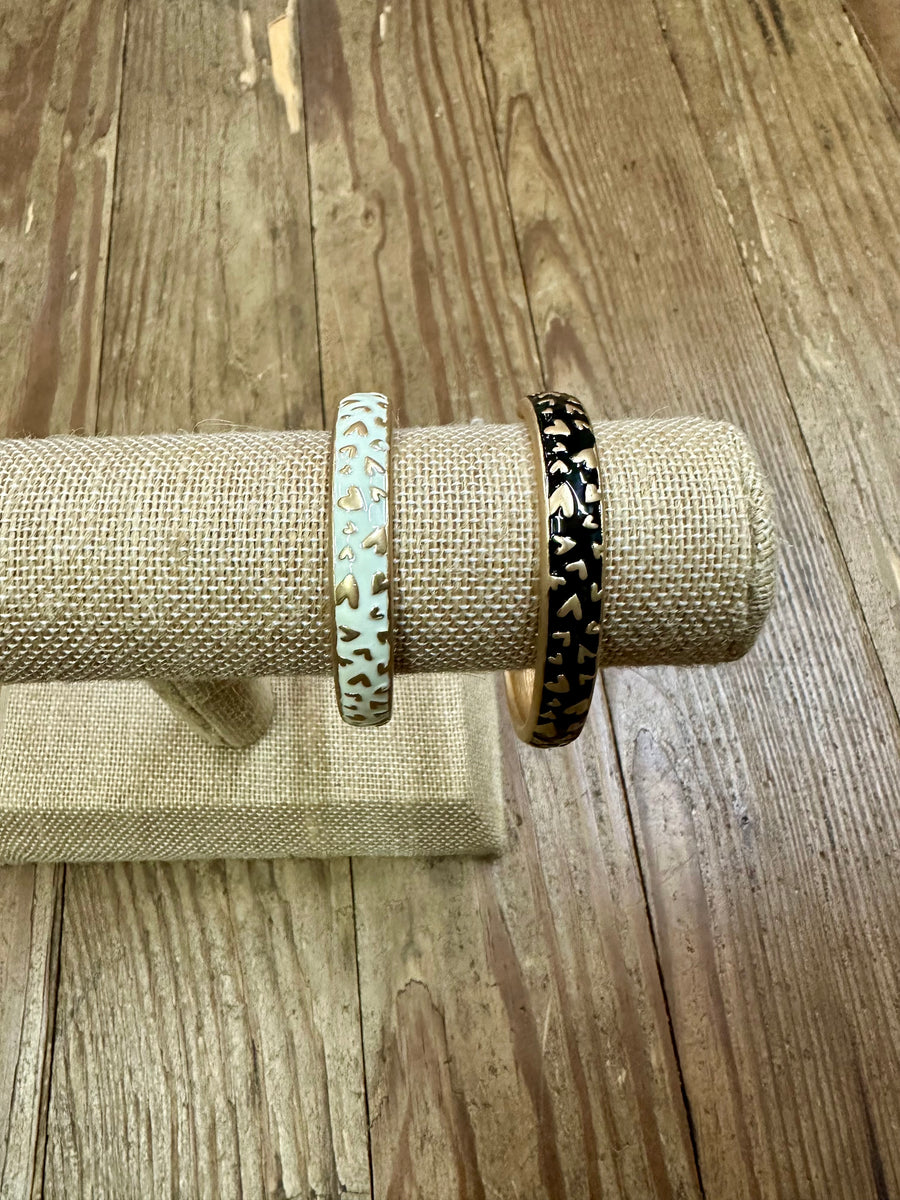 Golden Heart Bangle