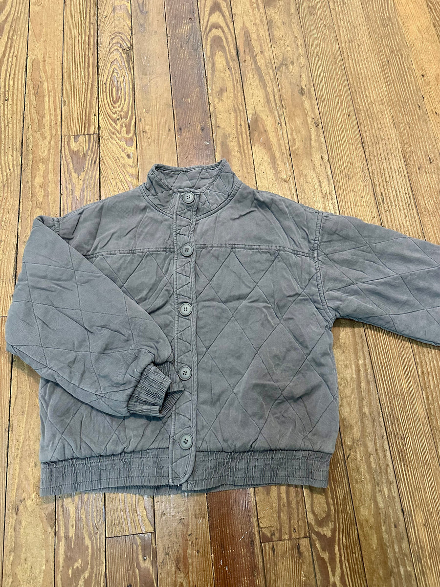 Quilted Button Down Jacket