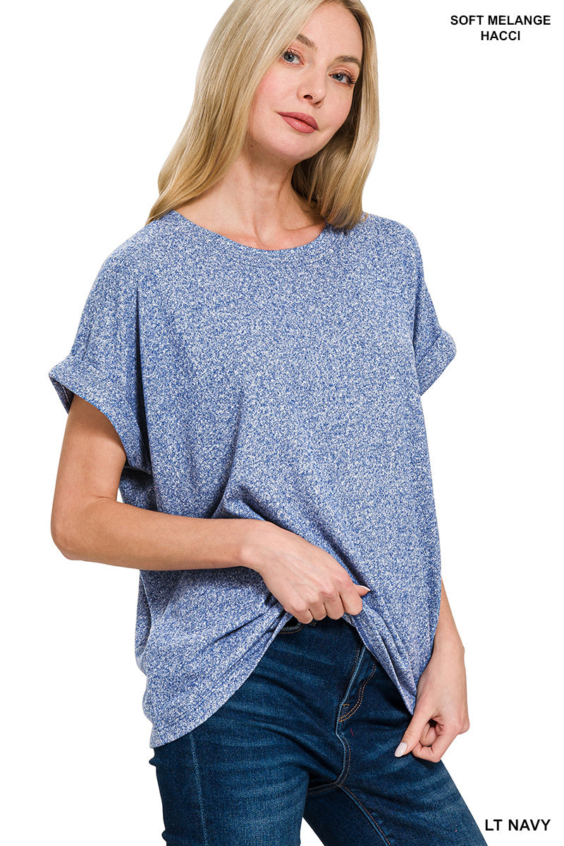 Soft Melange Top