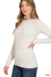 Long Sleeve Round Neck Tee