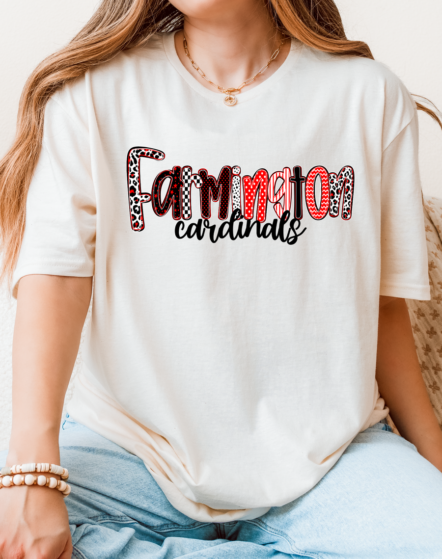 FARMINGTON CARDINALS DOODLE