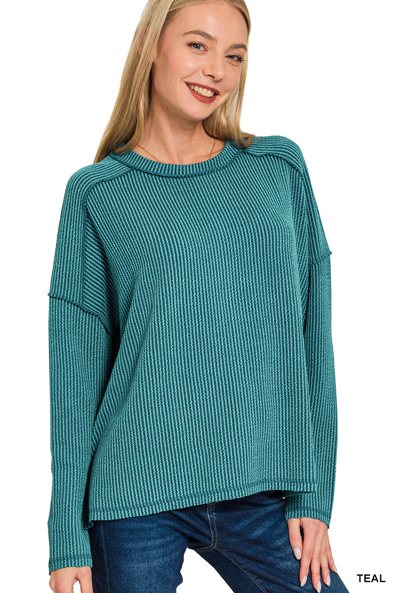 Zara ribbed long sleeve