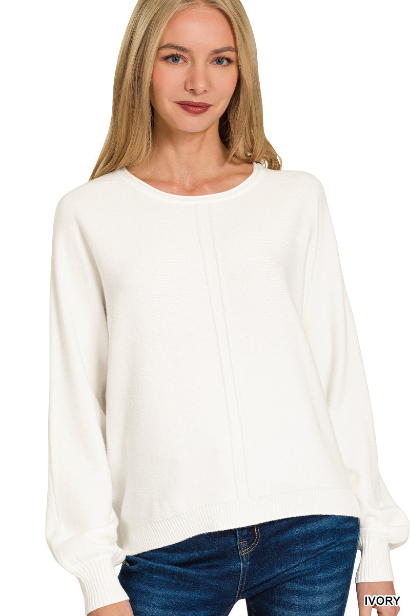 Lolly front seam sweater