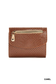 Crocodile Pattern Trifold Wallet