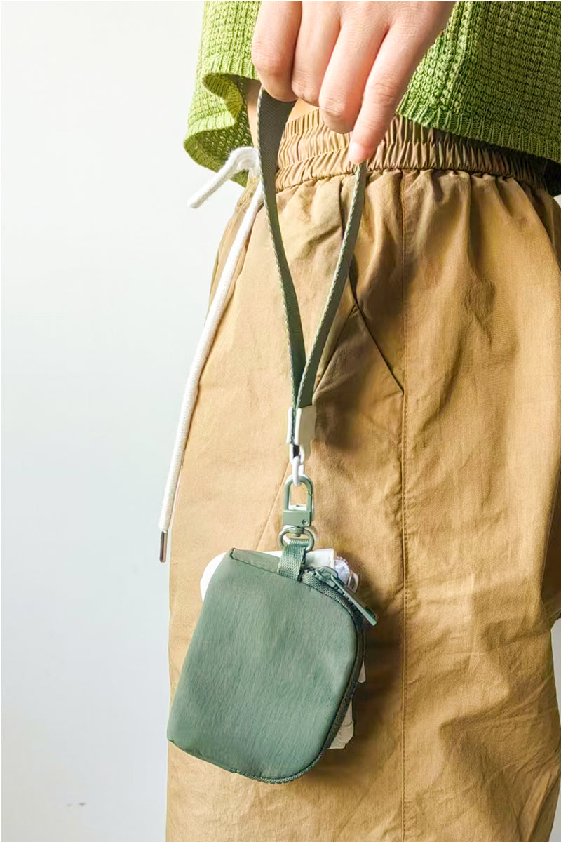 Dual Pouch Wristlet Wallet