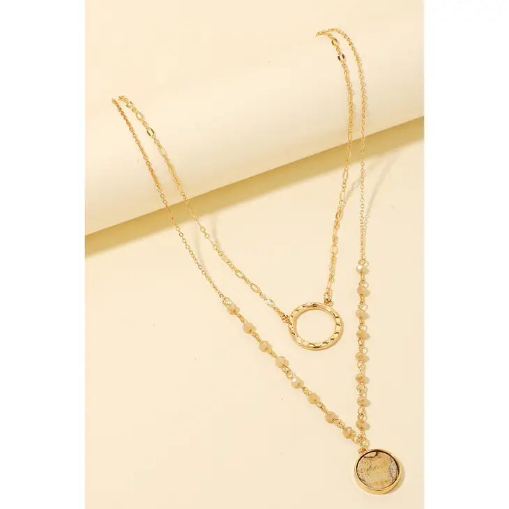 Layered Pendant Necklace