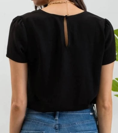 The Amanda Pleated Top