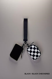Dual Pouch Wristlet Wallet