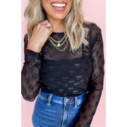 Bow Mesh Top