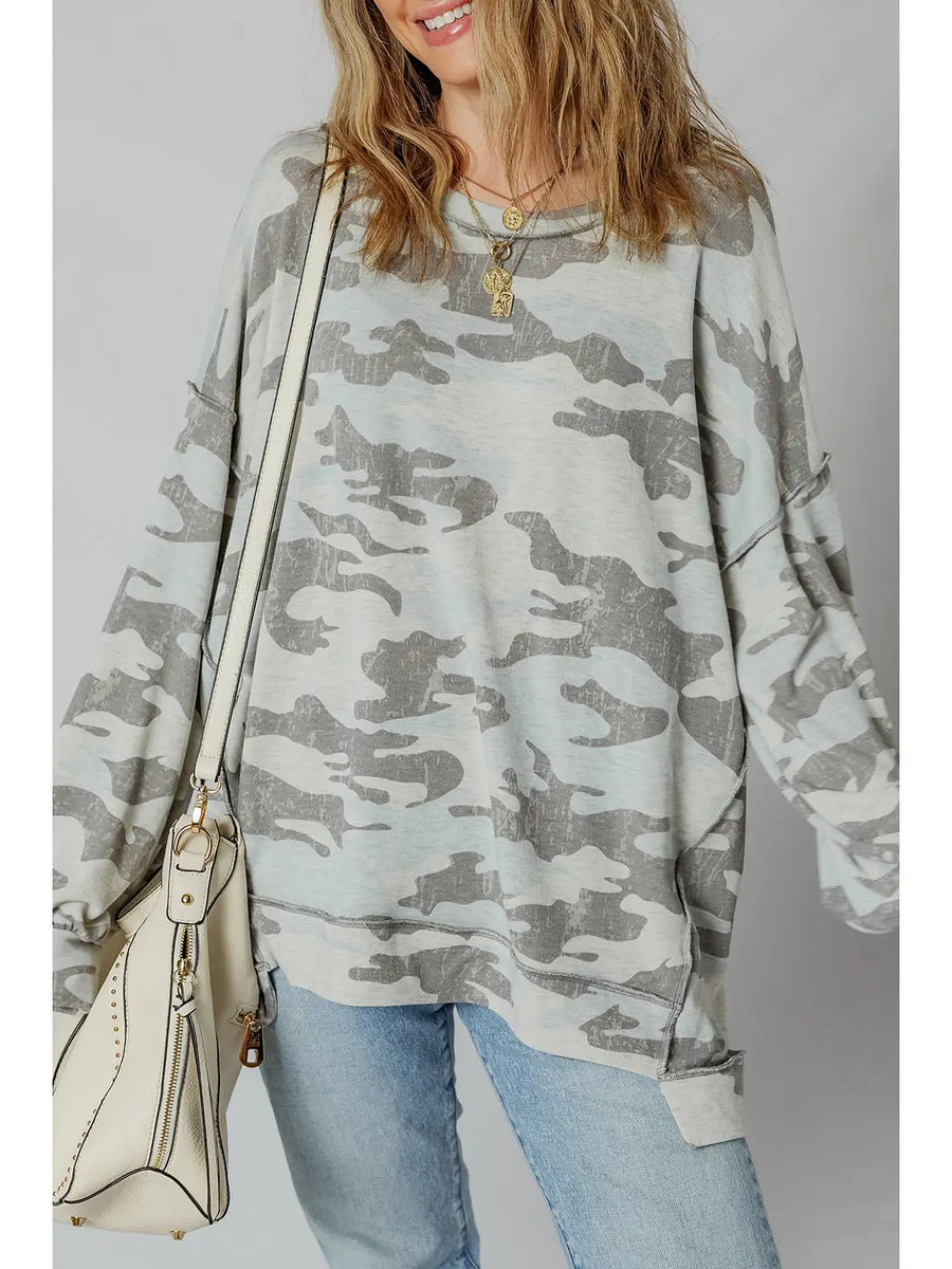 Soft Camo Relaxed Shirt