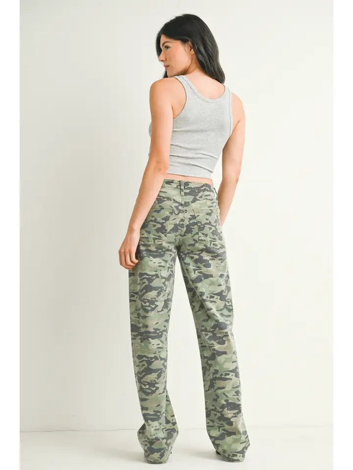 Camo LR Relaxed Straight Leg