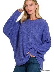 Drop Shoulder Oversized Sweater