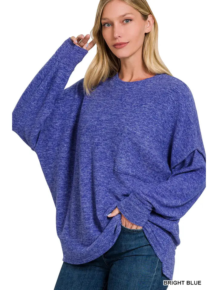 Drop Shoulder Oversized Sweater