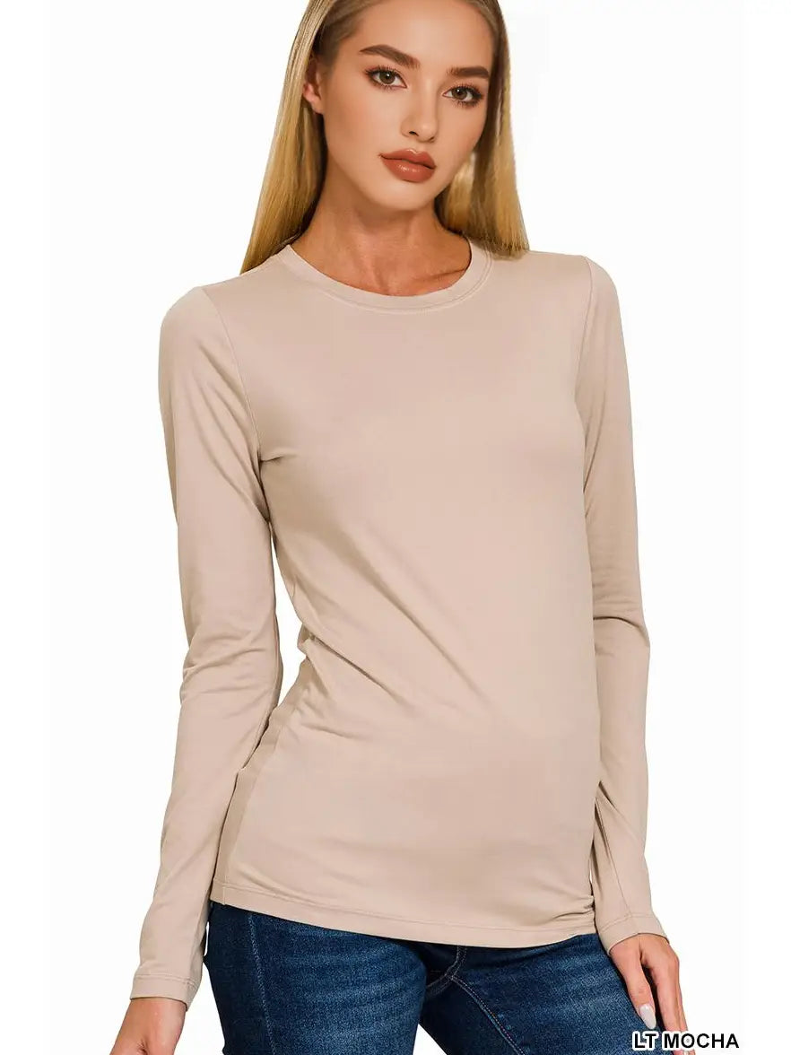 Round Neck Long Sleeve