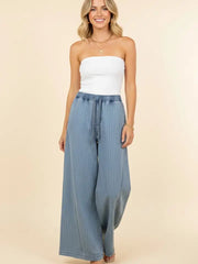 Denim Stripe Pants