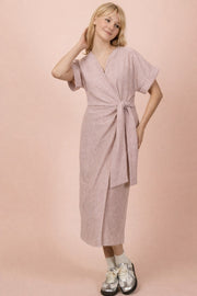 Textured Linen Dress