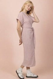 Textured Linen Dress
