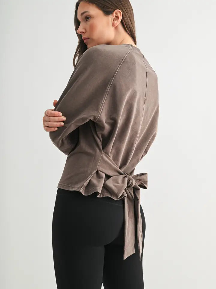 Mineral Wash Tie Back