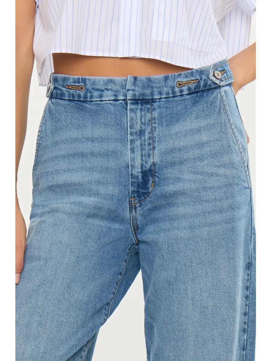 High Rise Wide Leg Jeans