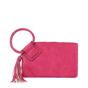 Braided Handle Wristlet Clutch