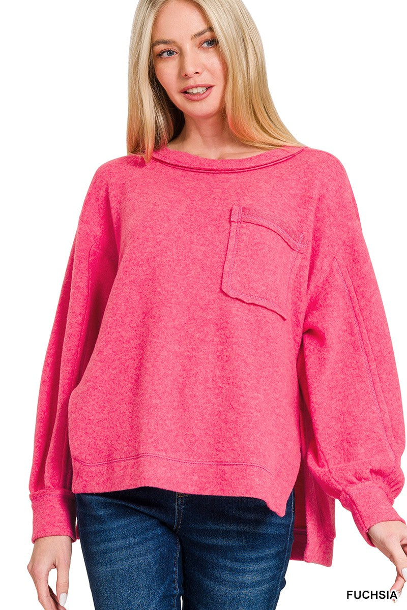 Brushed Hacci Sweater