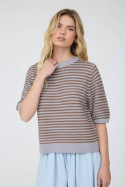 Textured Stripe Sweater
