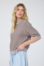 Textured Stripe Sweater