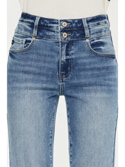 High Rise Slim Straight Jeans