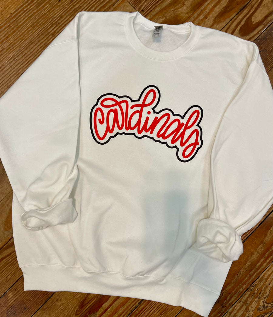 Cardinals Script Sweatshirt/Tee