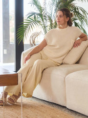 Ivory Pocket Sweater