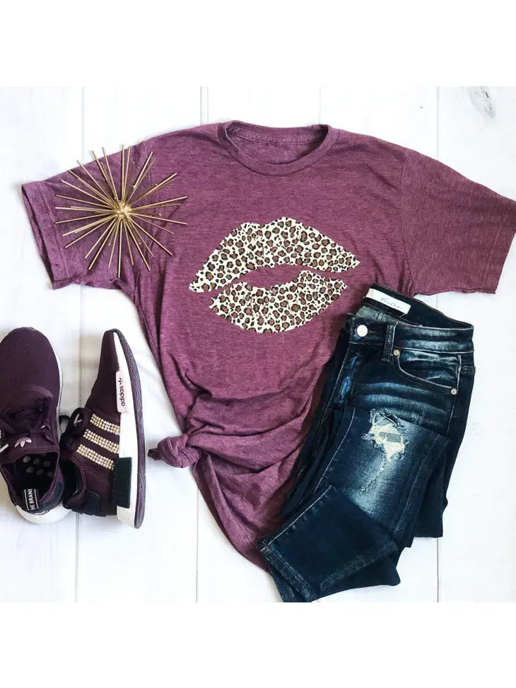 Leopard Lips Graphic Tee