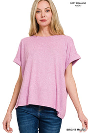 Soft Melange Top
