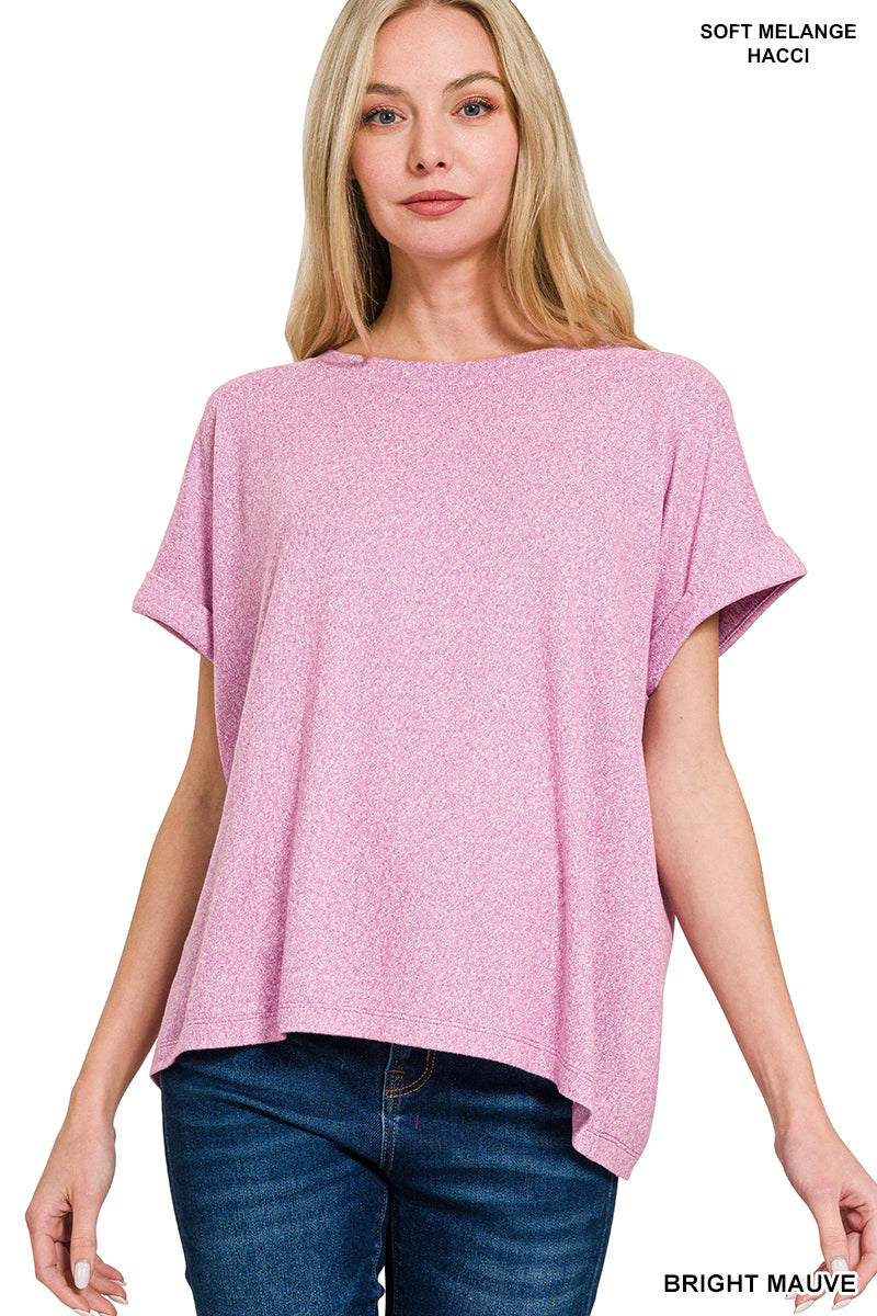Soft Melange Top