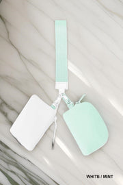 Dual Pouch Wristlet Wallet