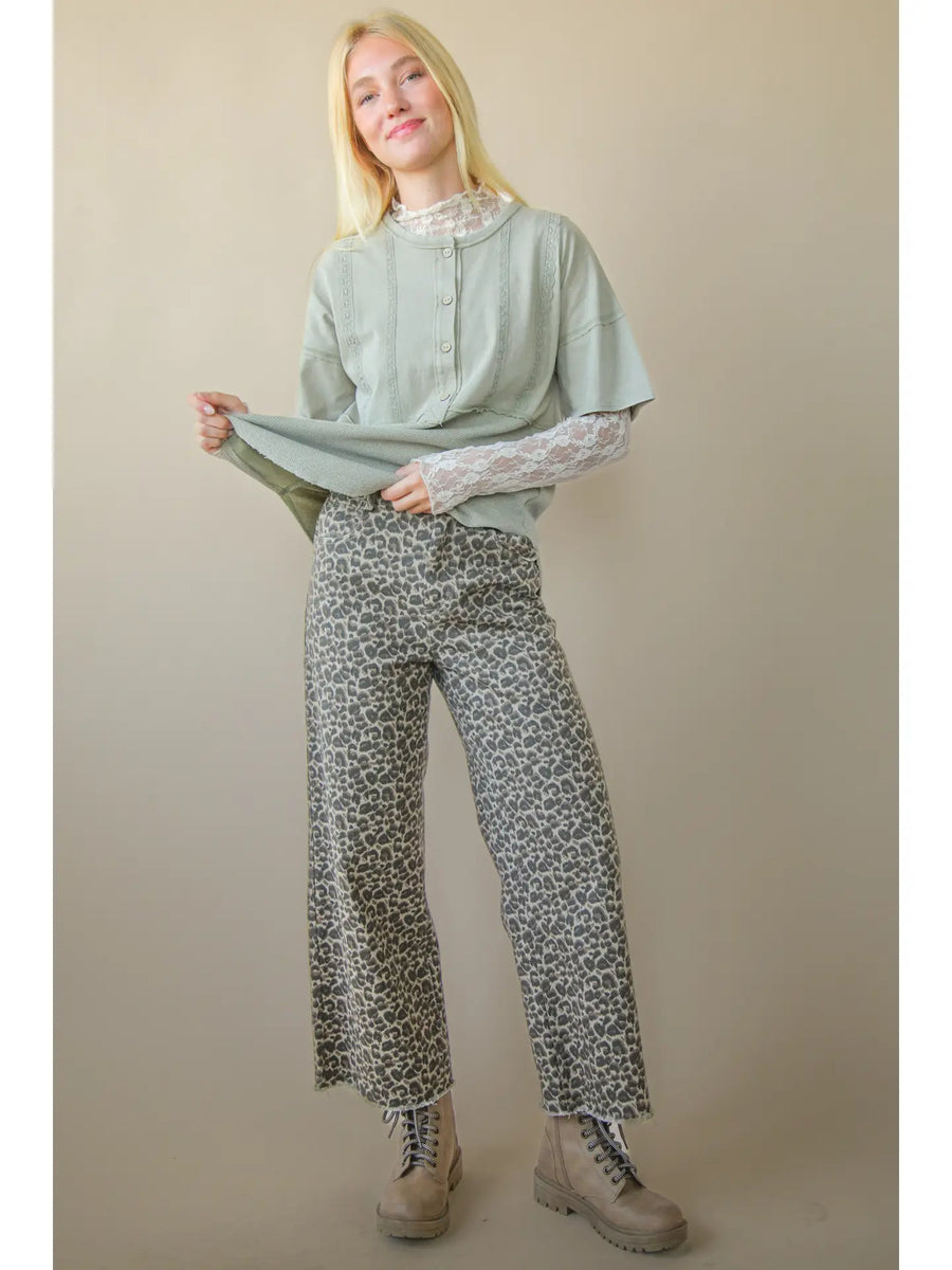 Mocha Leopard Pants